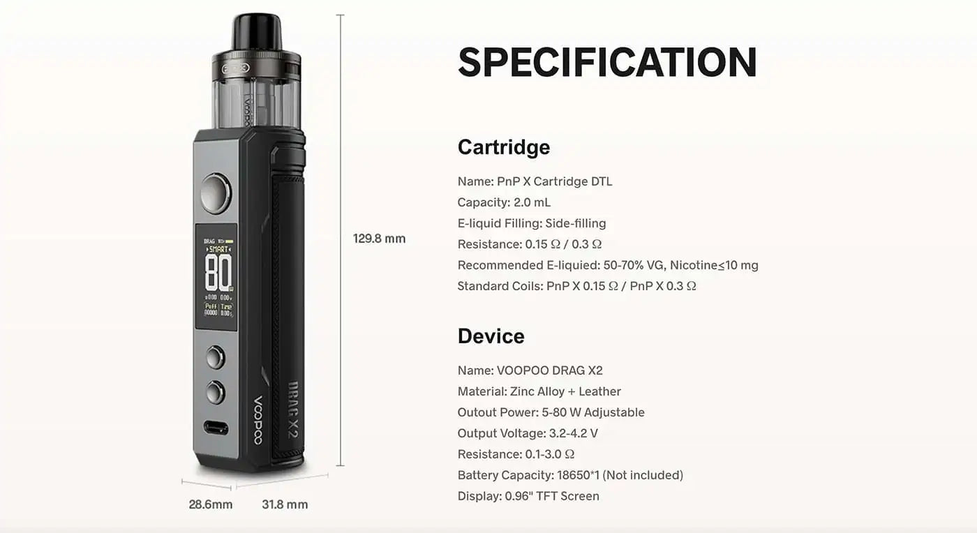 VooPoo Drag X2 Vape Kit