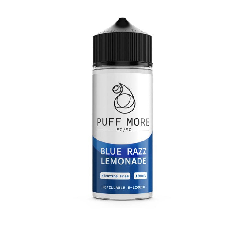 Blue Razz Lemonade 100ml E-Liquid by Puff More