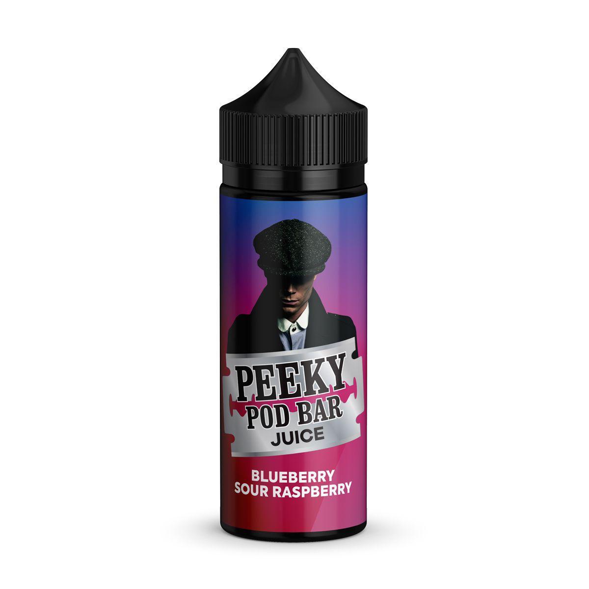 Blueberry Sour Raspberry 100ml E-Liquid by Peeky Pod Bar Juice