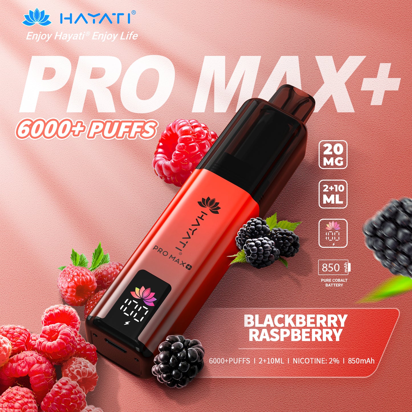 Hayati Pro Max Plus 6000 Puffs Prefilled Vape Kit