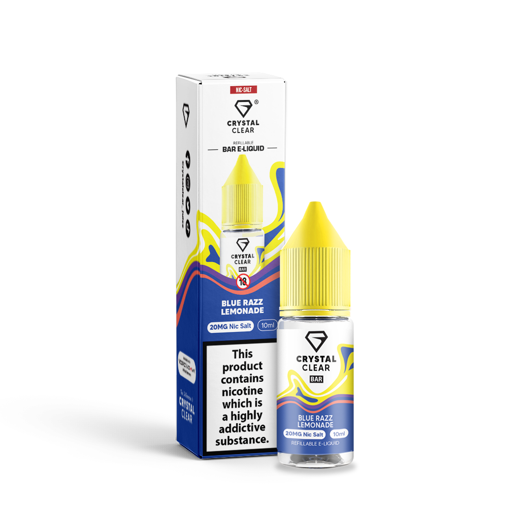 Blue Razz Lemonade Nic Salt E-Liquid by Crystal Clear