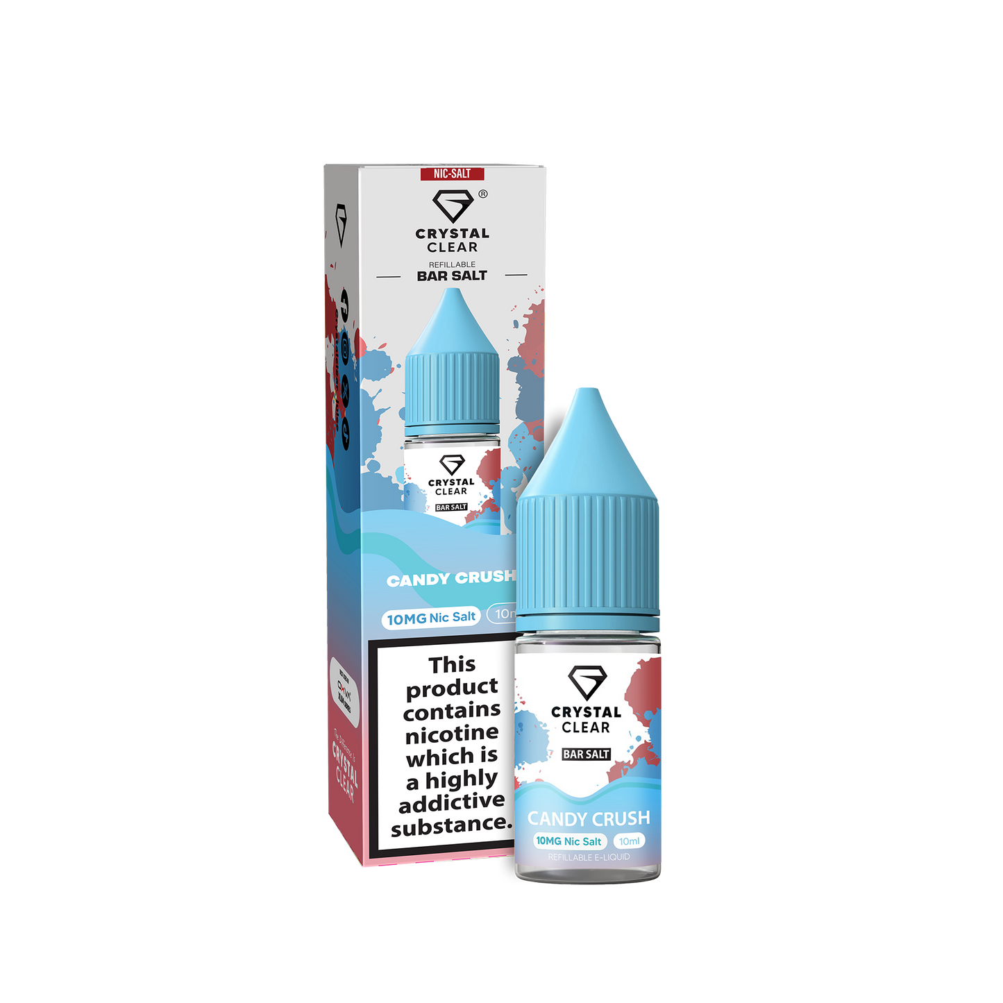 Candy Crush Nic Salt E-Liquid by Crystal Clear