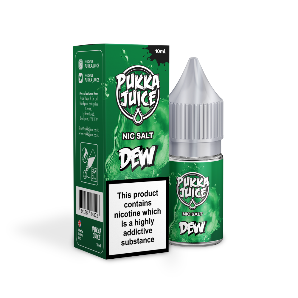 Dew Nic Salt E-Liquid by Pukka Juice