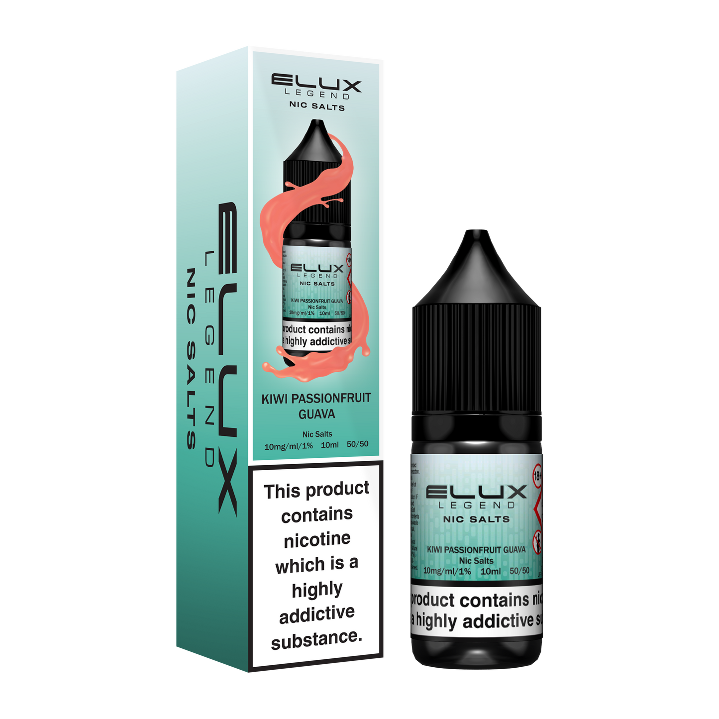 Kiwi Passionfruit Guava Nic Salt E-Liquid by ELUX Legend