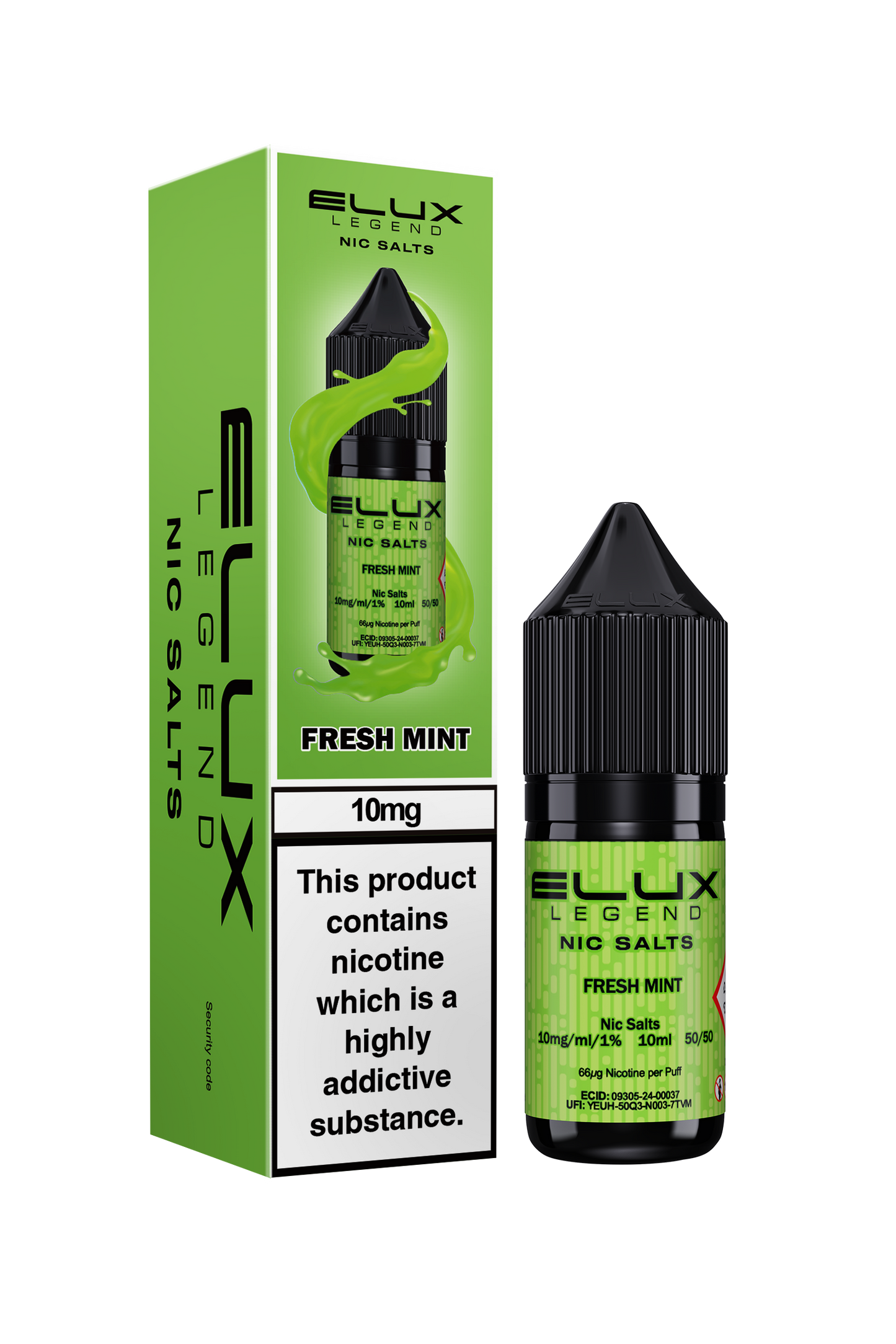 Fresh Mint Nic Salt E-Liquid by Elux Legend