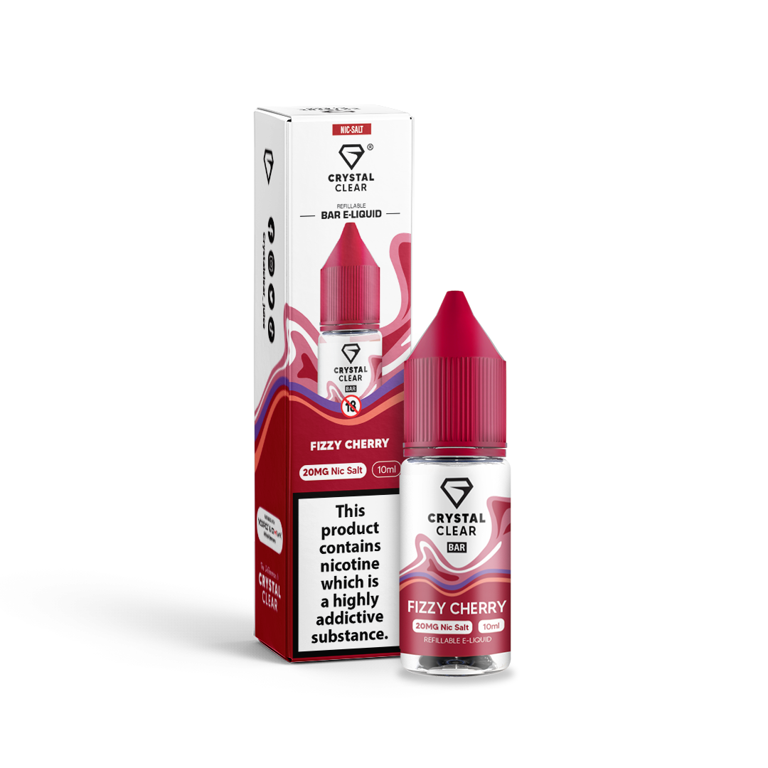 Fizzy Cherry Nic Salt E-Liquid by Crystal Clear