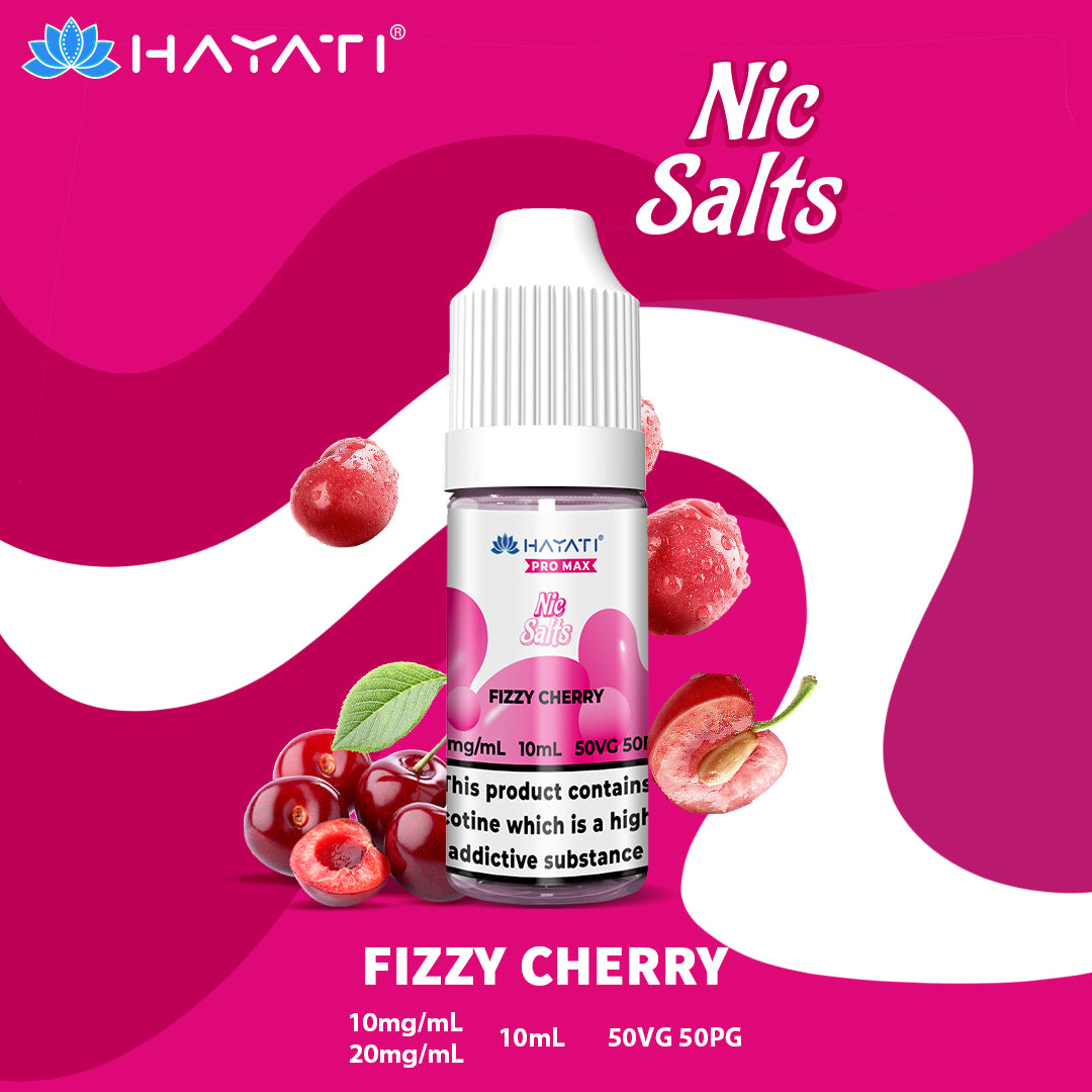 Fizzy Cherry Nic Salt E-Liquid by Hayati Pro Max