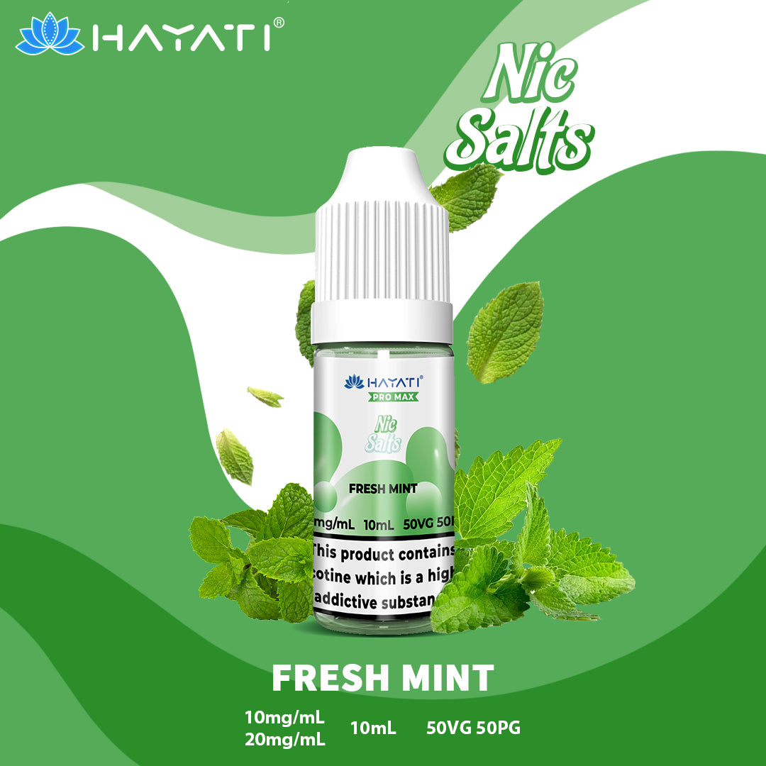 Fresh Mint Nic Salt E-Liquid by Hayati Pro Max
