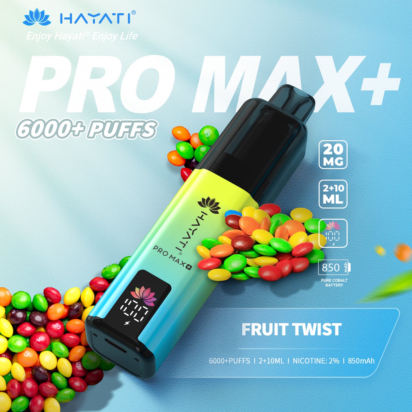 Hayati Pro Max Plus 6000 Puffs Prefilled Vape Kit