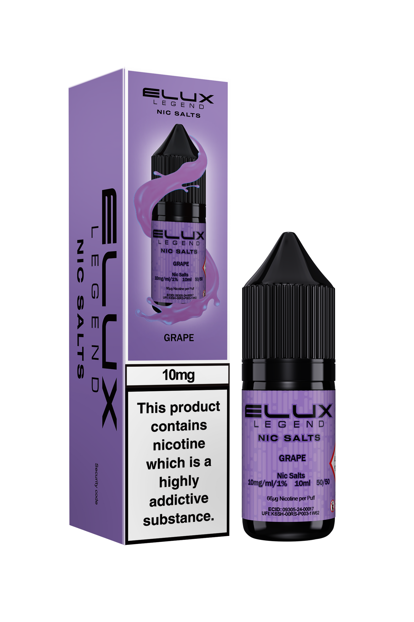Grape Nic Salt E-Liquid by Elux Legend