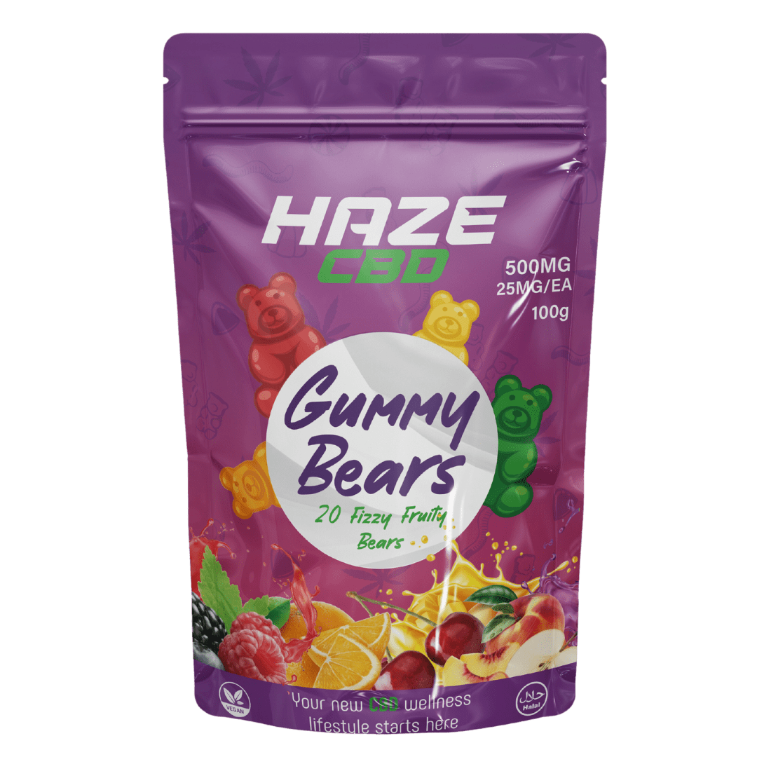 Haze CBD Gummies 500MG (25MG EACH)
