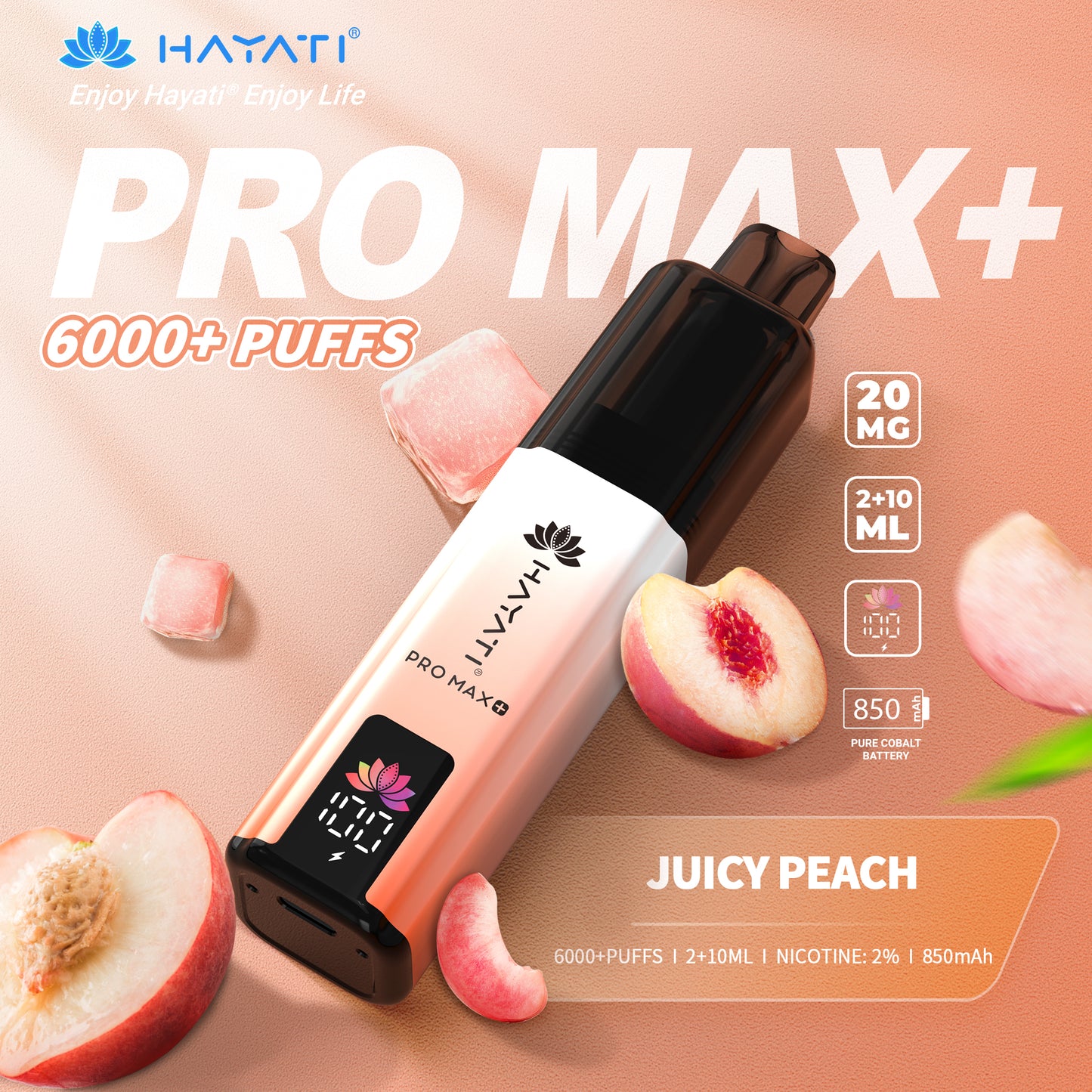 Hayati Pro Max Plus 6000 Puffs Prefilled Vape Kit