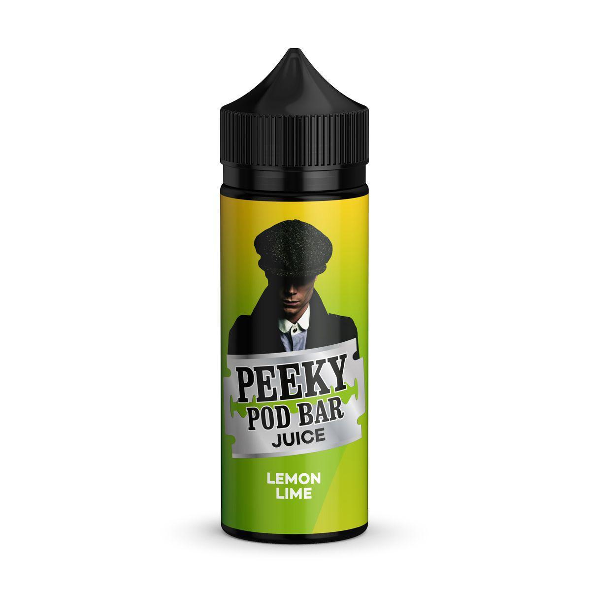 Lemon & Lime 100ml E-Liquid by Peeky Pod Bar Juice