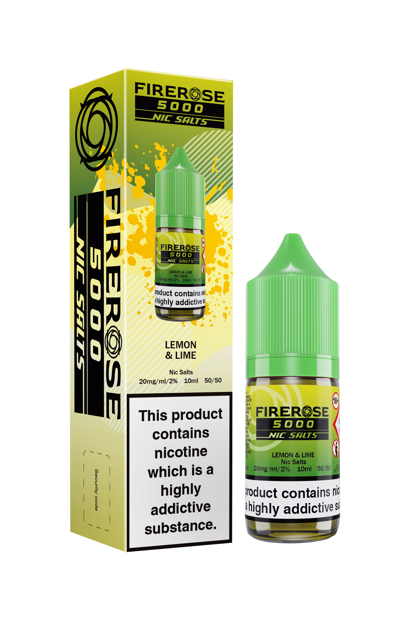 Lemon & Lime FIREROSE 5000 Nic Salt E-Liquid by ELUX