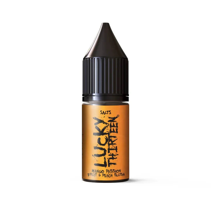 Mango, Passion Fruit & Peach Slush 10ML Nic Salt E-Liquid by Lucky Thirteen