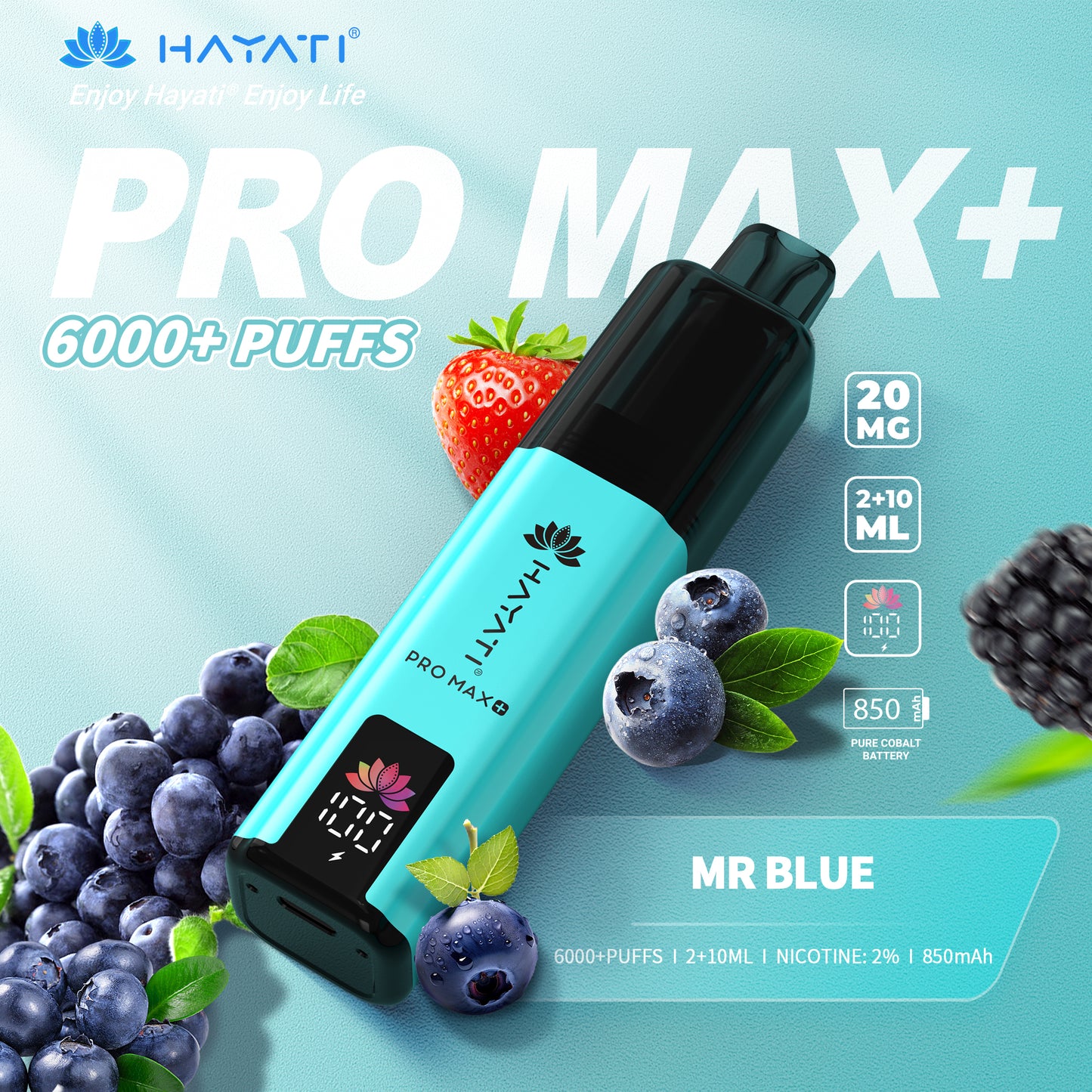 Hayati Pro Max Plus 6000 Puffs Prefilled Vape Kit