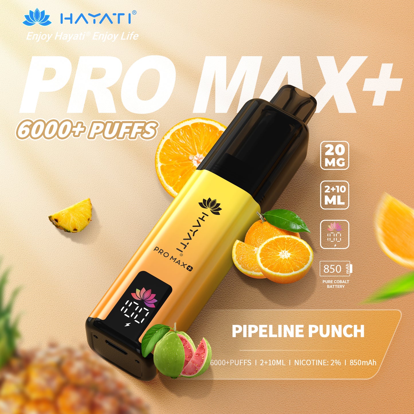 Hayati Pro Max Plus 6000 Puffs Prefilled Vape Kit