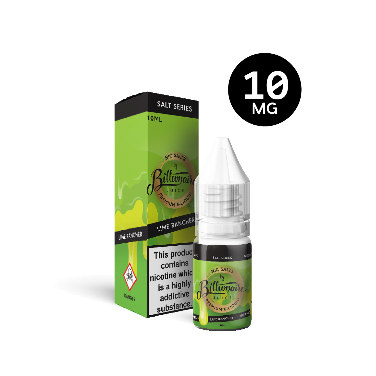 Lime Rancher 10ML Nic Salt E-Liquid by Billionaire Juice