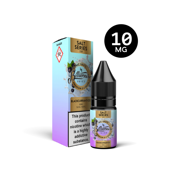 Blackcurrant Ice 10ML Nic Salt E-Liquid by Billionaire Juice
