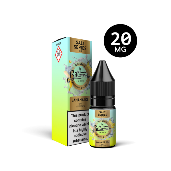 Banana Ice 10ML Nic Salt E-Liquid by Billionaire Juice