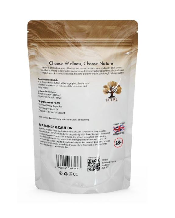 Cinnamon Capsules by NTURE