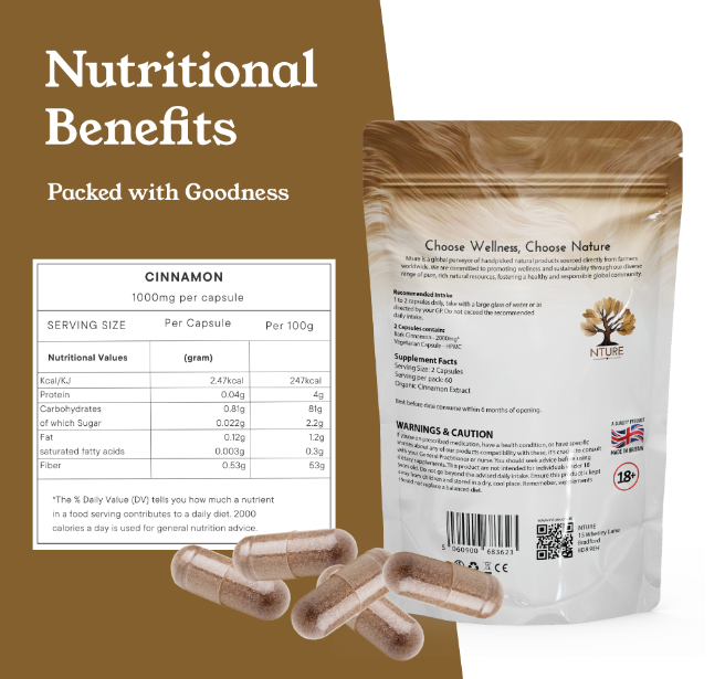 Cinnamon Capsules by NTURE