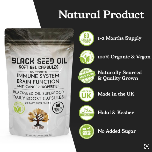 Black Seed Oil Capsules by NTURE
