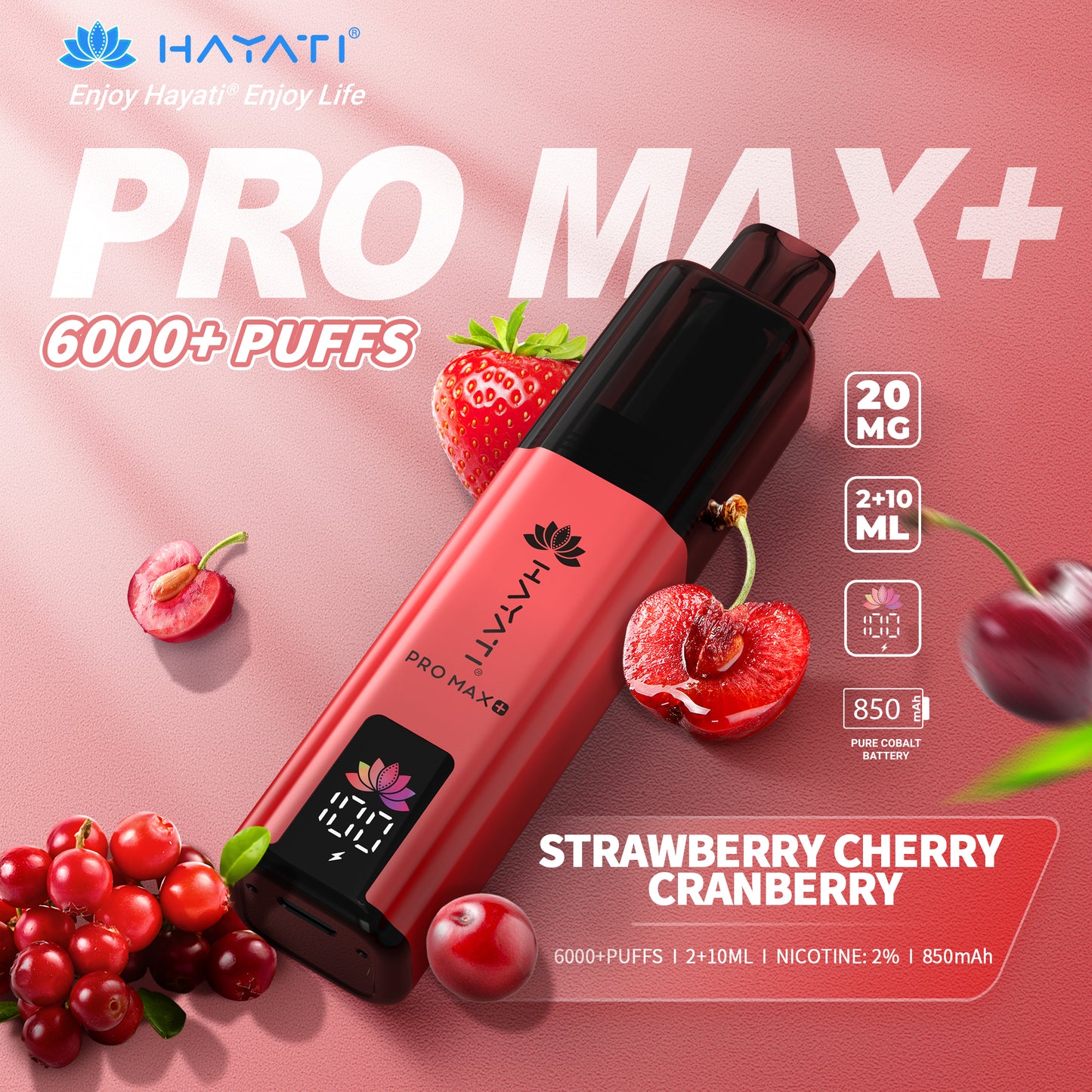 Hayati Pro Max Plus 6000 Puffs Prefilled Vape Kit