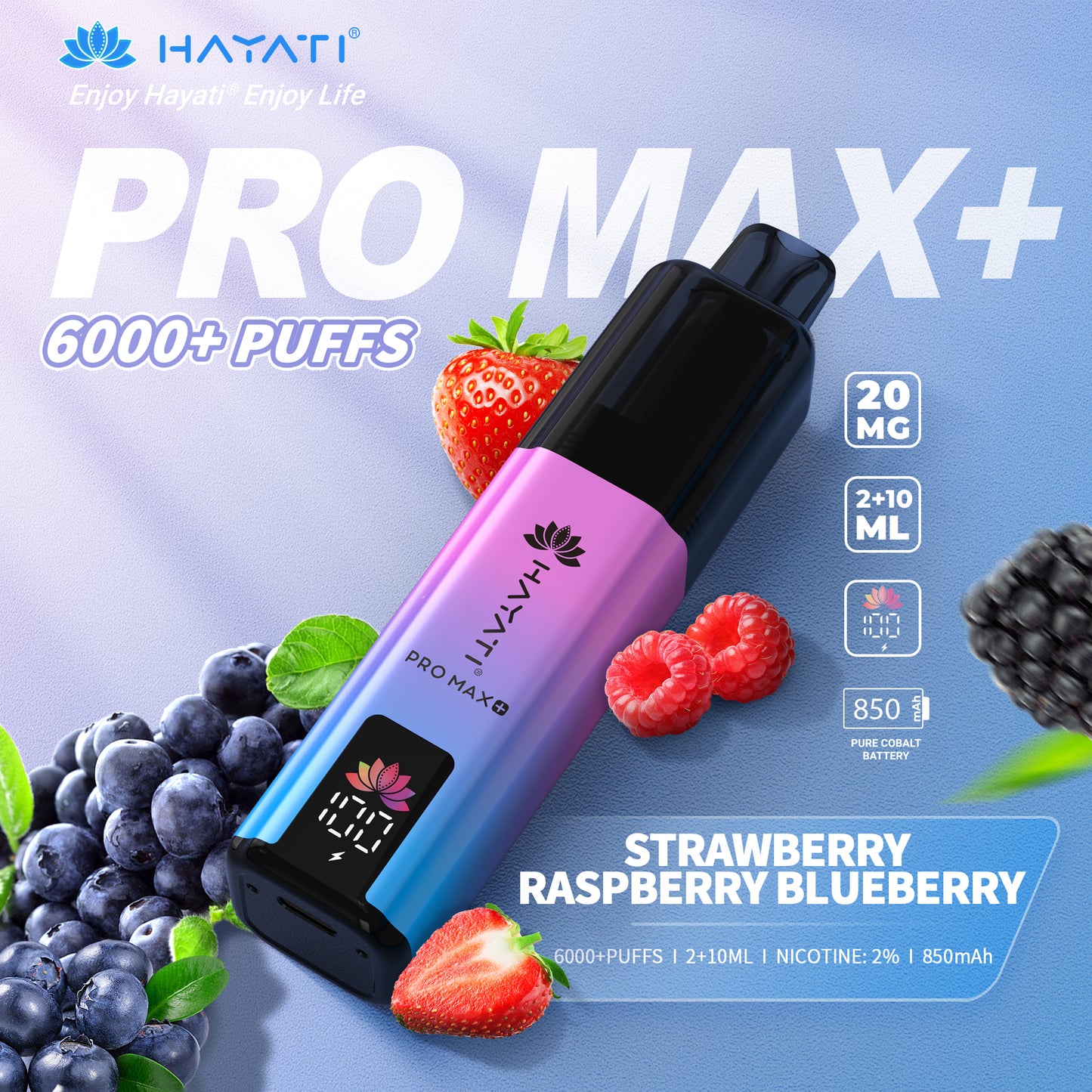 Hayati Pro Max Plus 6000 Puffs Prefilled Vape Kit