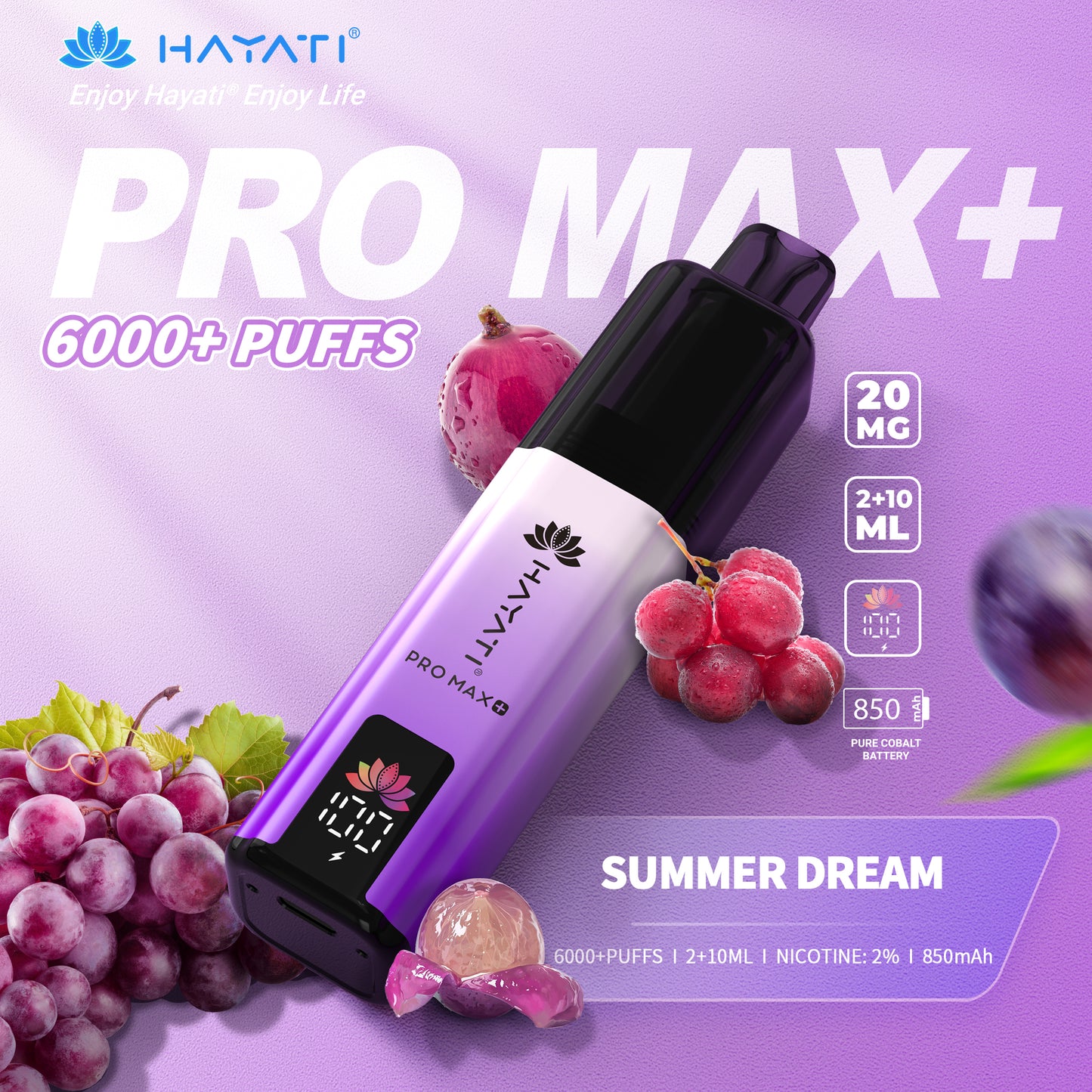 Hayati Pro Max Plus 6000 Puffs Prefilled Vape Kit