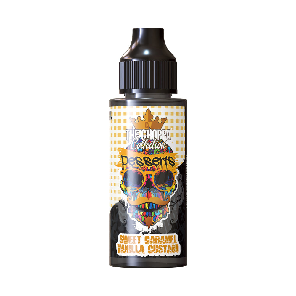 Sweet Caramel Vanilla Custard 100ml E-Liquid by The Choppa Collection