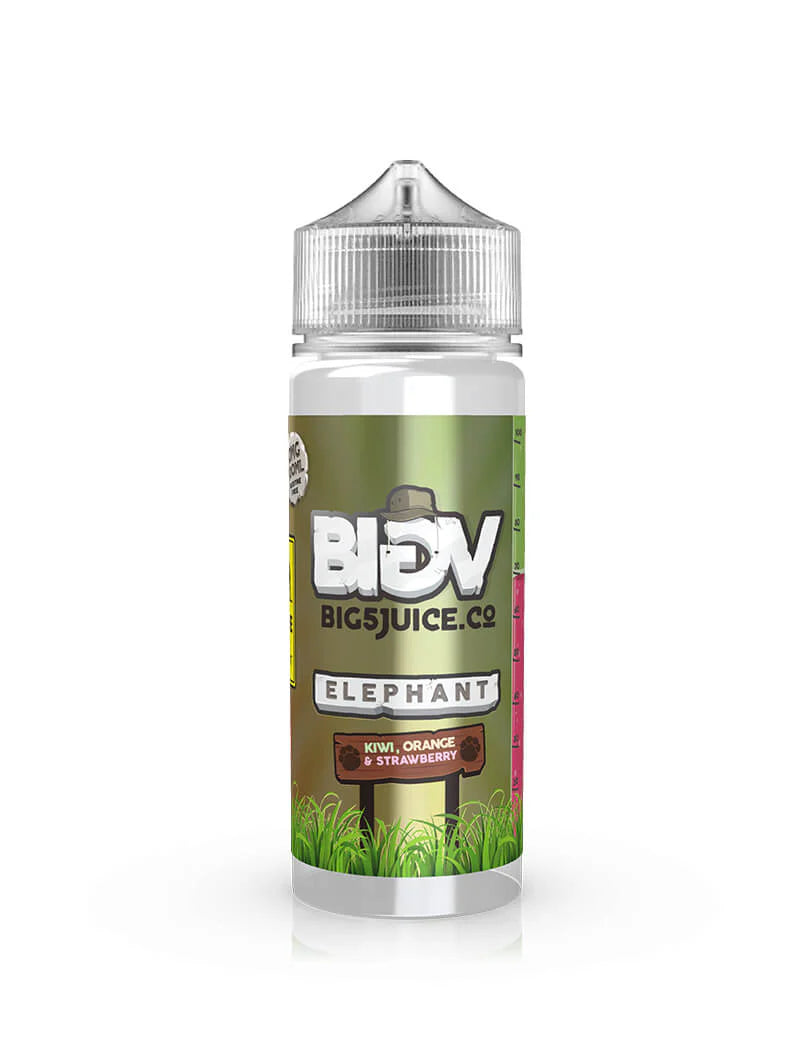 Elephant - Kiwi, Orange & Strawberry 100ml E-Liquid by BIG V 4:20 Vape Shop Elephant - Kiwi, Orange & Strawberry 100ml E-Liquid by BIG V 4:20 Vape Shop
