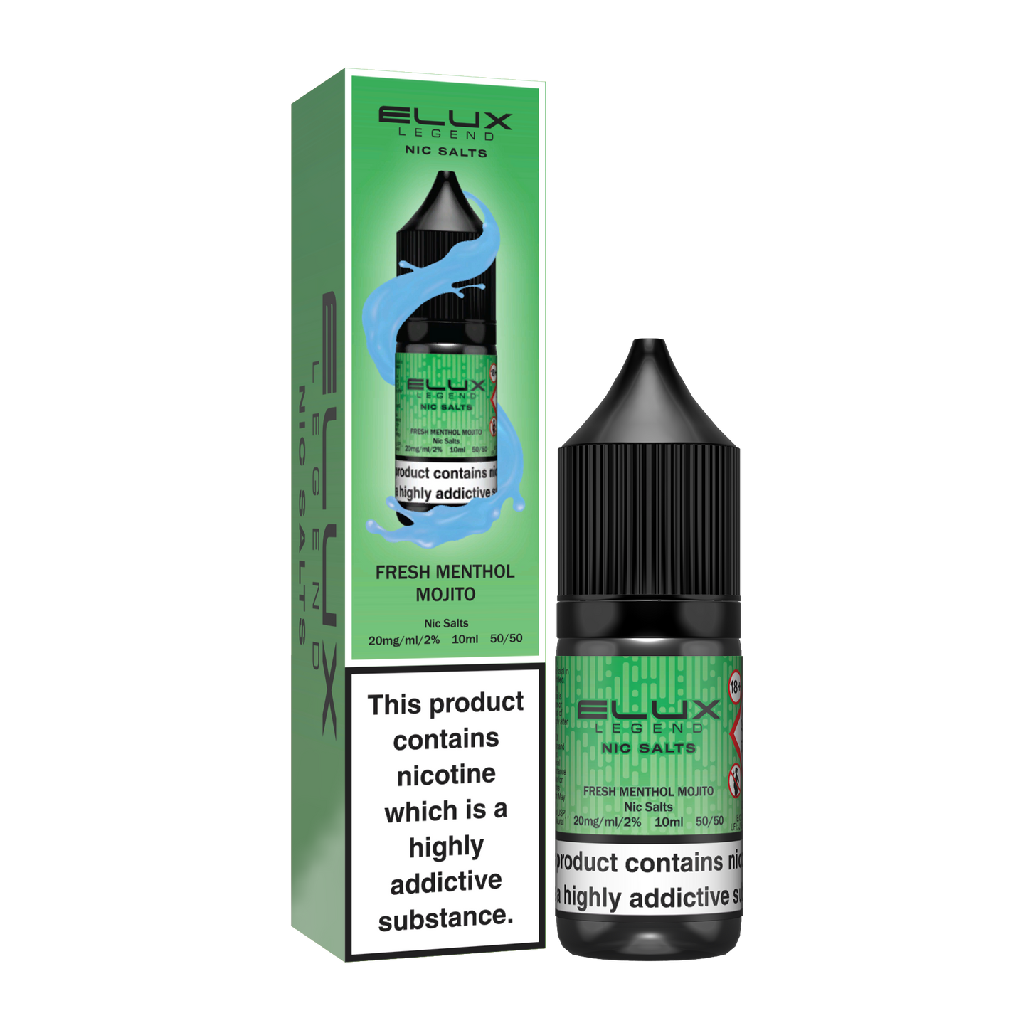 Fresh Menthol Mojito Nic Salt E-Liquid by ELUX Legend