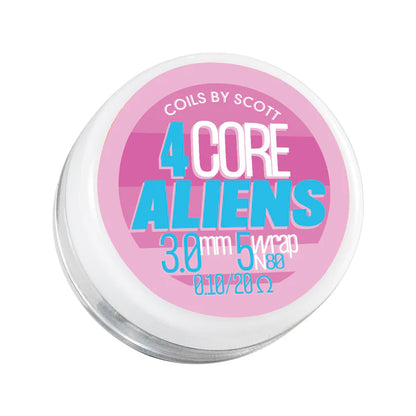 0.10 4 Core Aliens Coils by Scott