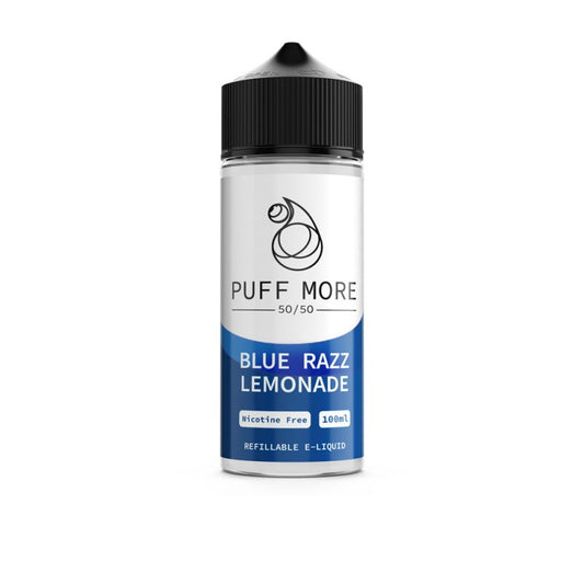 Blue Razz Lemonade 100ml E-Liquid by Puff More