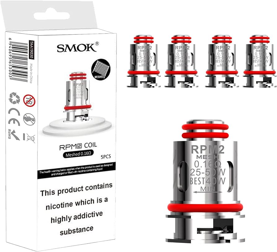 Smok RPM 2 0.16 Ohm Coils (Pack of 5)