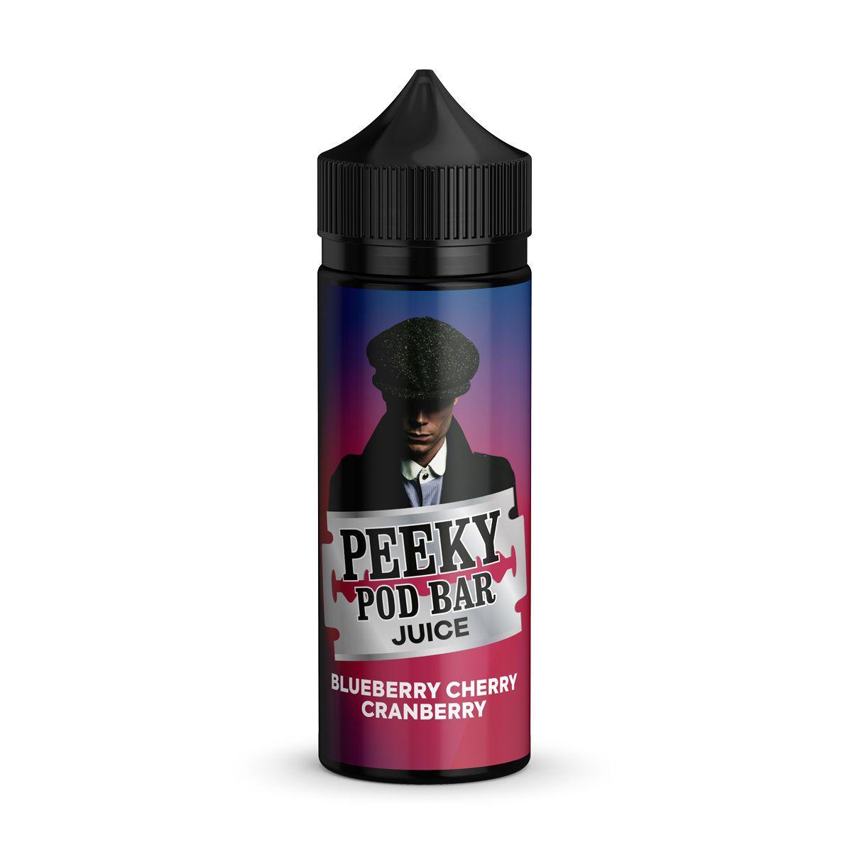 Blueberry Cherry Cranberry 100ml E-Liquid by Peeky Pod Bar Juice