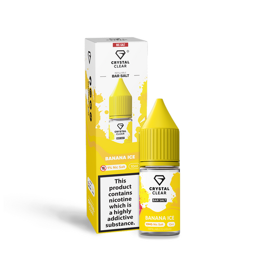 Banana Ice Nic Salt E-Liquid by Crystal Clear