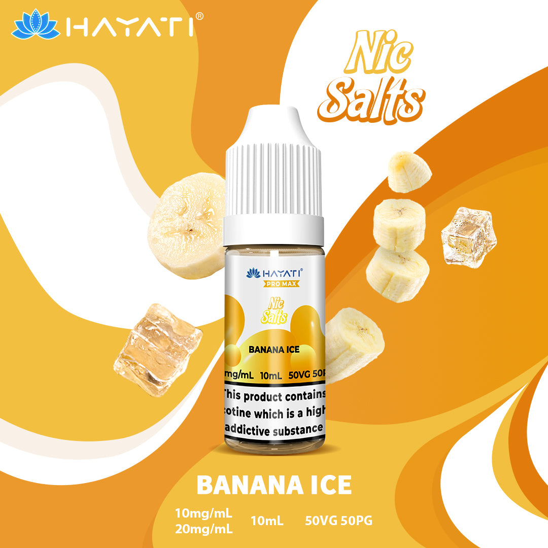 Banana Ice Nic Salt E-Liquid by Hayati Pro Max