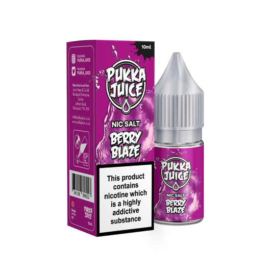 Berry Blaze Nic Salt E-Liquid by Pukka Juice