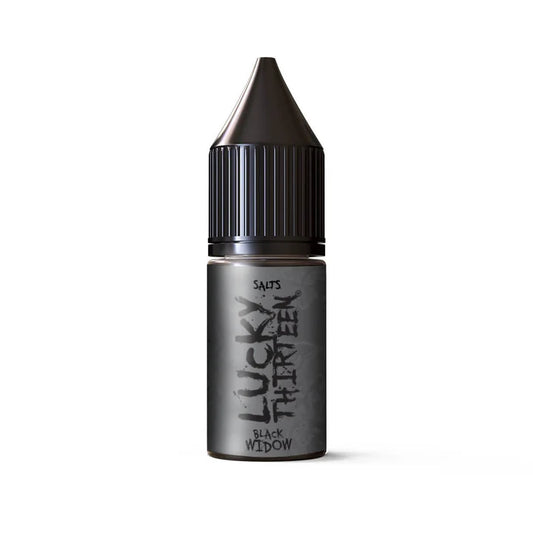 Black Widow 10ML Nic Salt E-Liquid by Lucky Thirteen