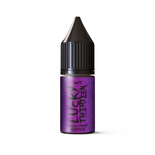 Blackcurrant Menthol 10ML Nic Salt E-Liquid by Lucky Thirteen