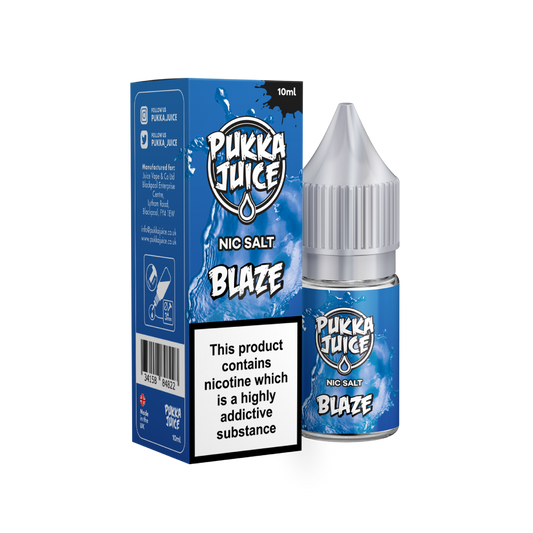 Blaze Nic Salt E-Liquid by Pukka Juice