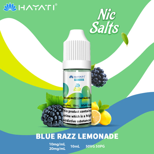 Blue Razz Lemonade Nic Salt E-Liquid by Hayati Pro Max