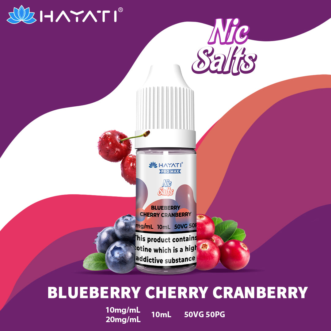 Blueberry Cherry Cranberry Nic Salt E-Liquid by Hayati Pro Max