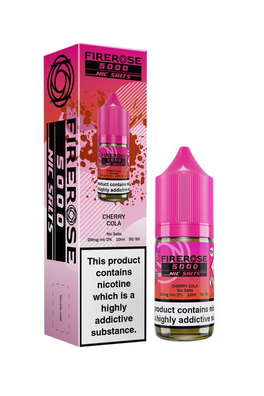 Cherry Cola FIREROSE 5000 Nic Salt E-Liquid by ELUX