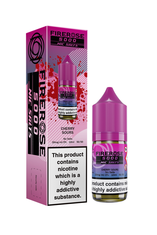 Cherry Sours FIREROSE 5000 Nic Salt E-Liquid by ELUX