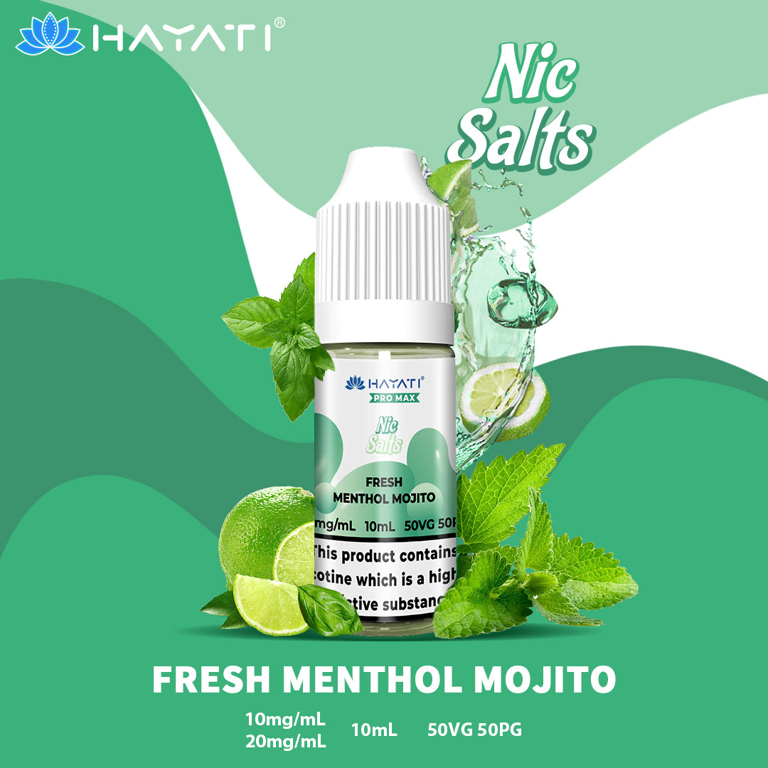 Fresh Menthol Mojito Nic Salt E-Liquid by Hayati Pro Max