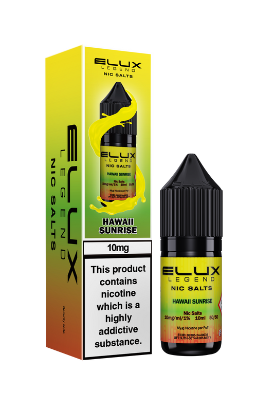 Hawaii Sunrise Nic Salt E-Liquid by Elux Legend