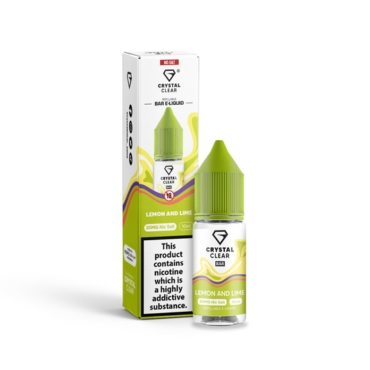 Lemon and Lime Nic Salt E-Liquid by Crystal Clear